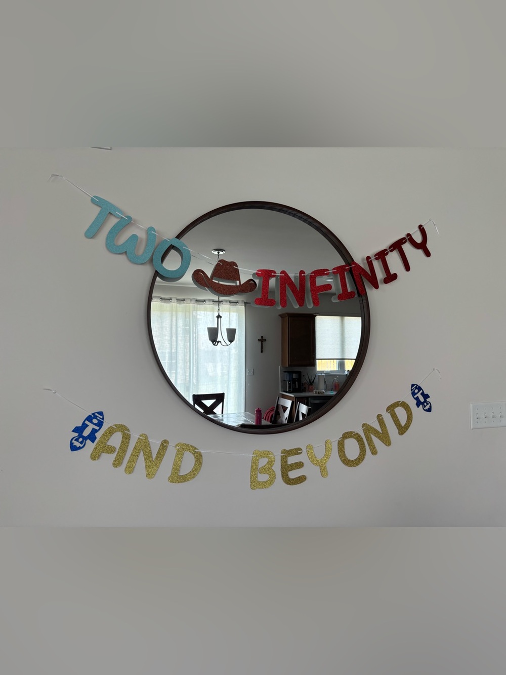 Toy Story “Two Infinity and Beyond” Birthday Banner